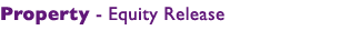 Property - Equity Release